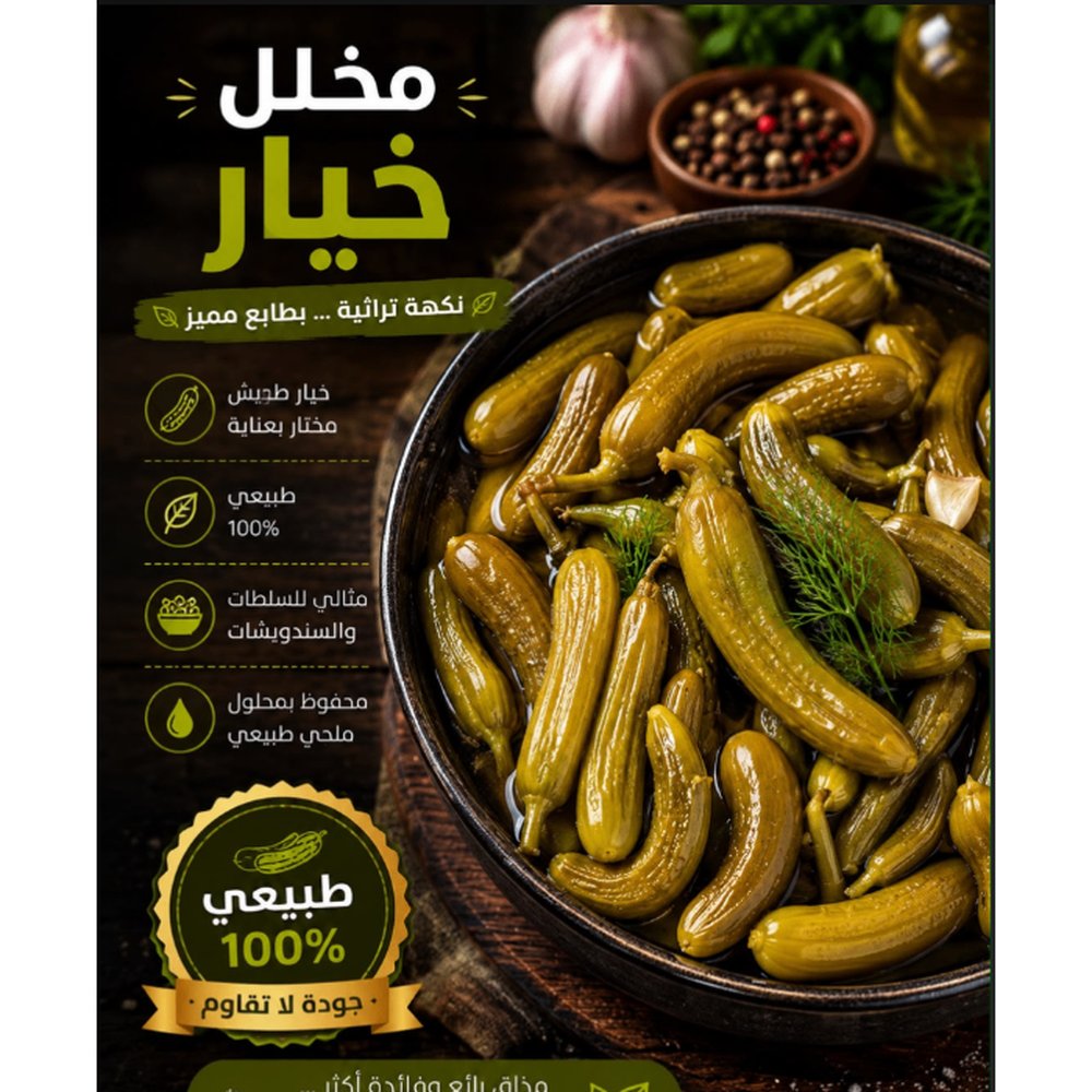مخلل خيار زيرو