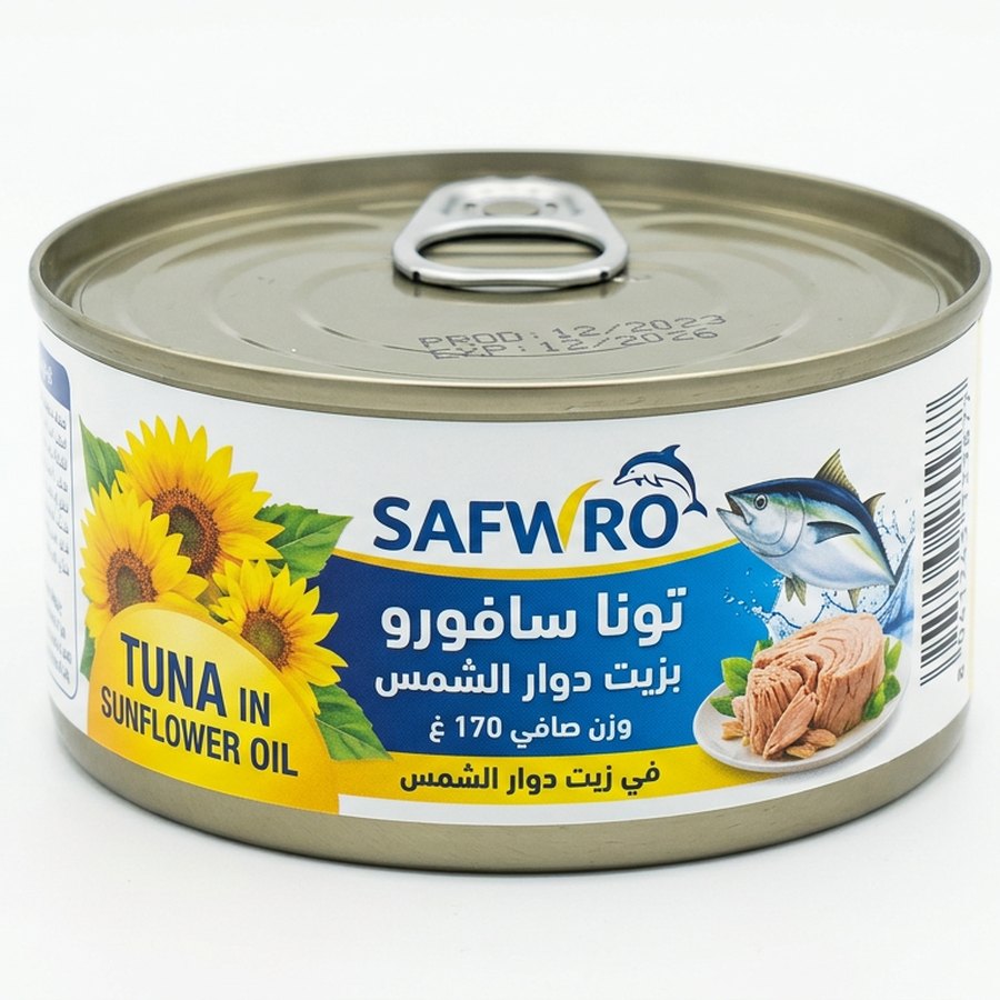 تونا سافورو بزيت دوار الشمس 170 غ