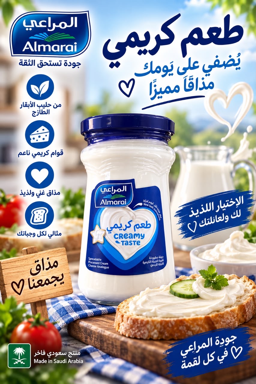 جبنة كريمية المراعي 900 غ