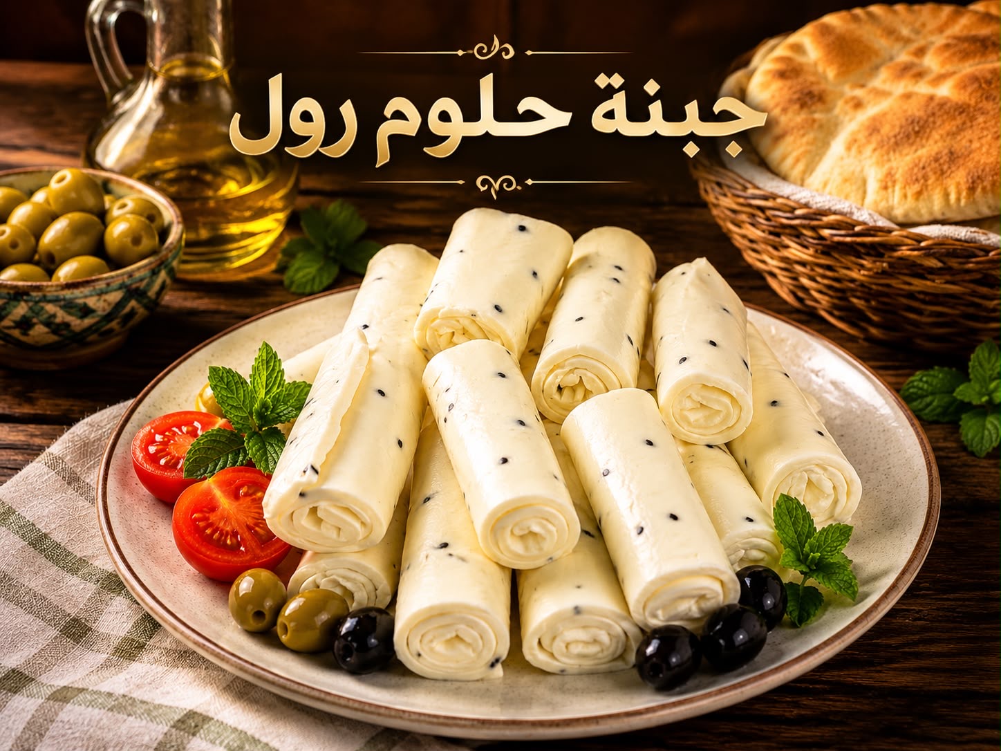 جبنة حلوم رول