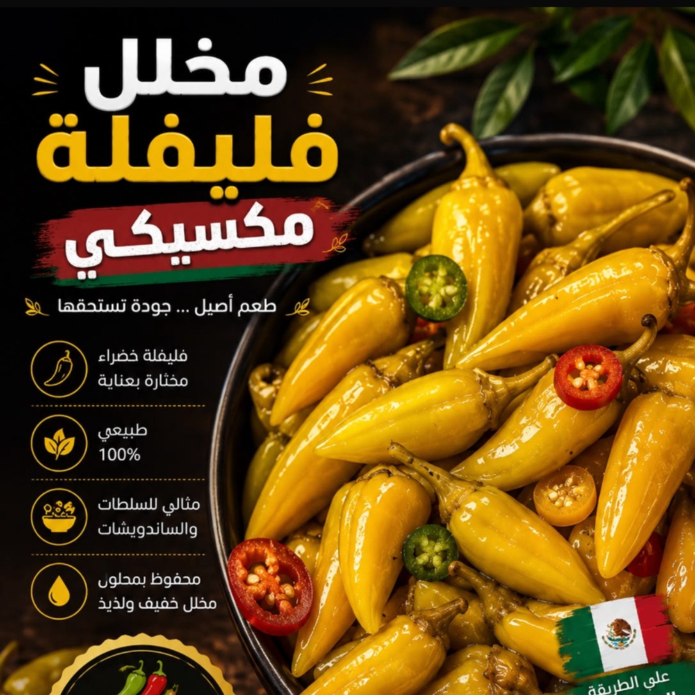 مخلل فليفلة مكسيكي