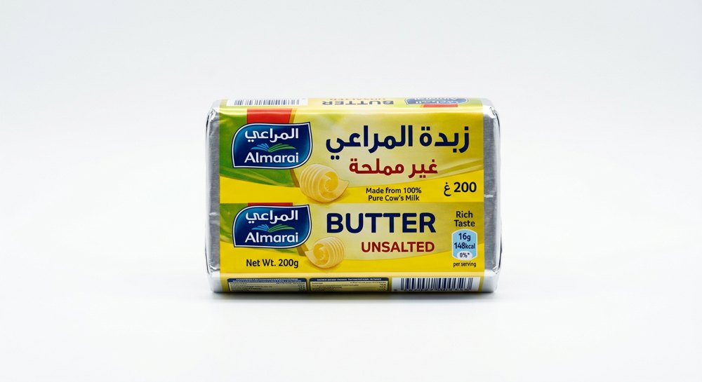 زبدة المراعي غير مملحة 200 غ