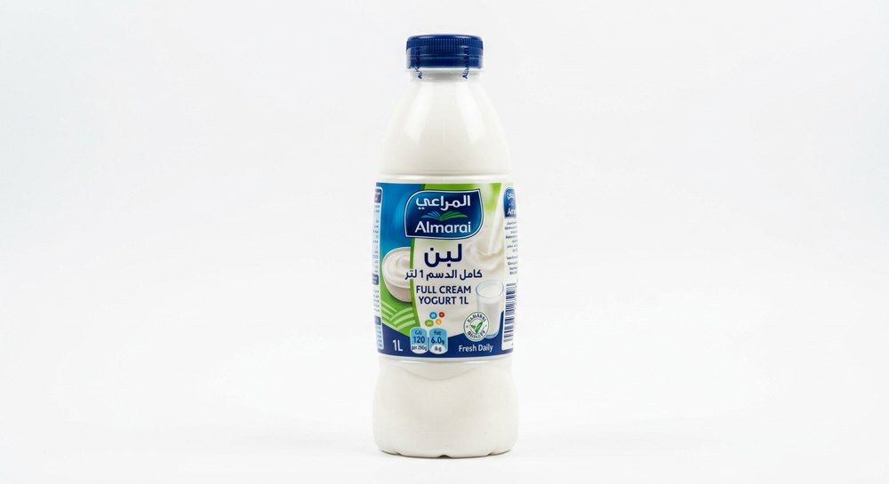 لبن كامل الدسم 1 لتر المراعي