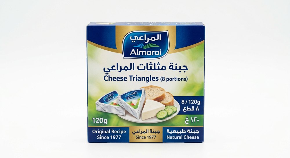 جبنة مثلثات المراعي 120غ