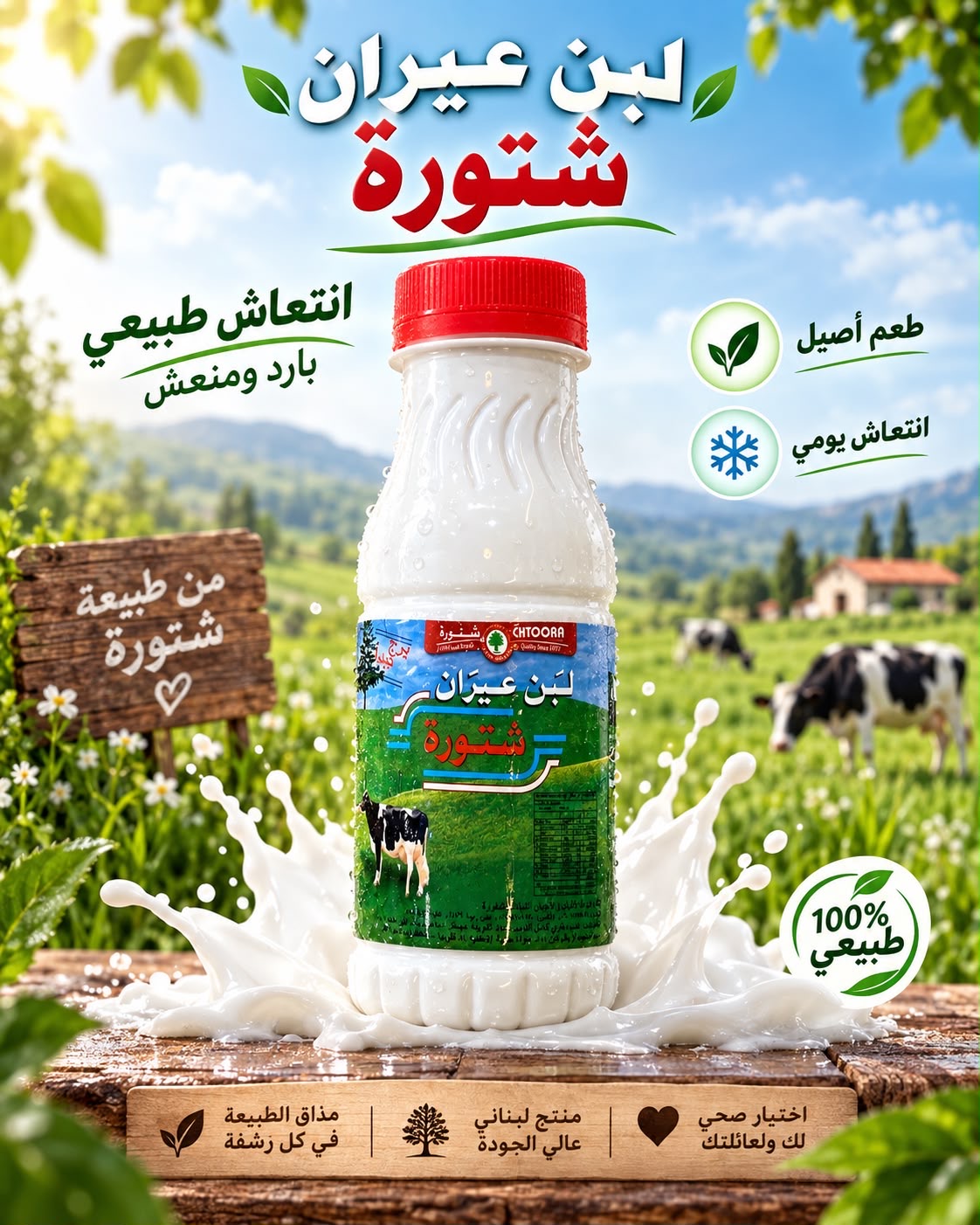 لبن عيران 225 مل شتورة