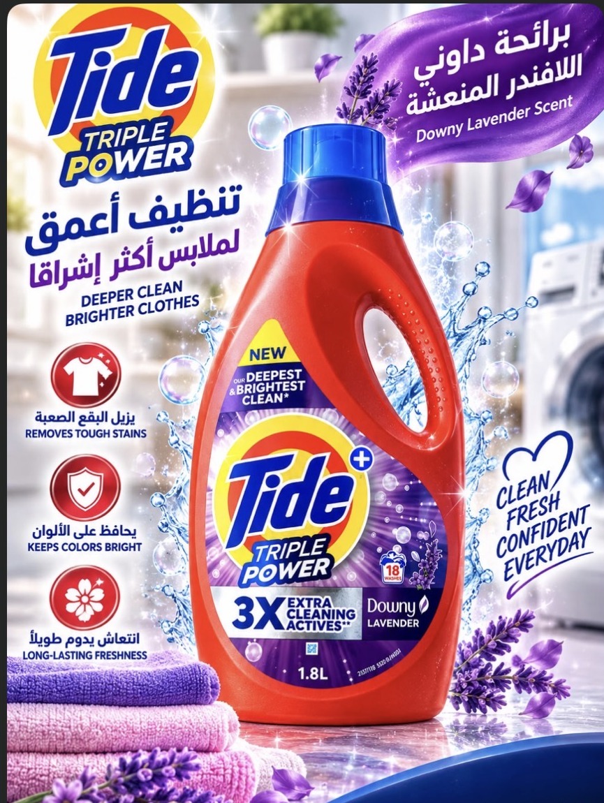 سائل غسيل تايد 1.8 لتر
