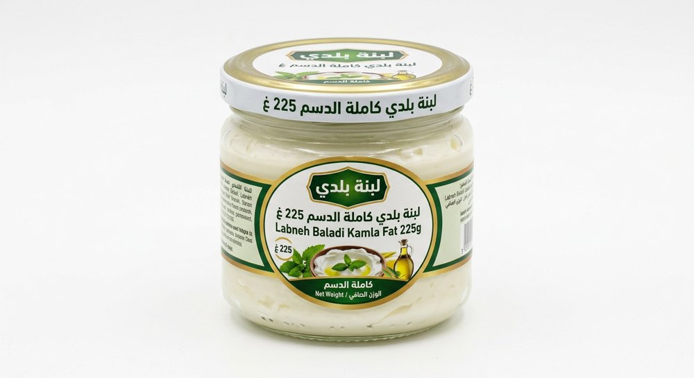 لبنة بلدي كاملة الدسم 225 غ