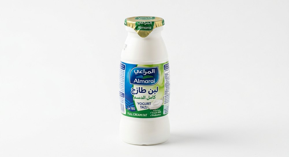 لبن طازج كامل الدسم 180 مل المراعي