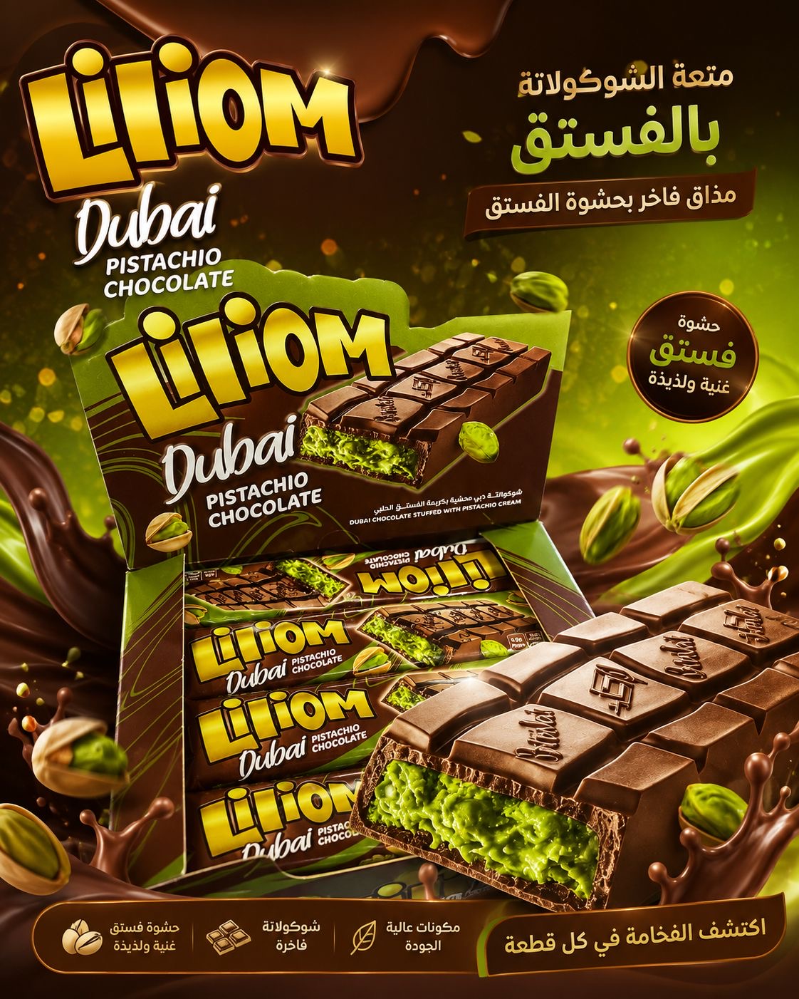 بسكويت بركات ليليوم دبي 38غ