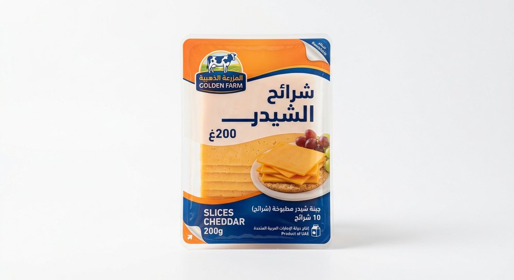 شرائح الشيدر 200غ