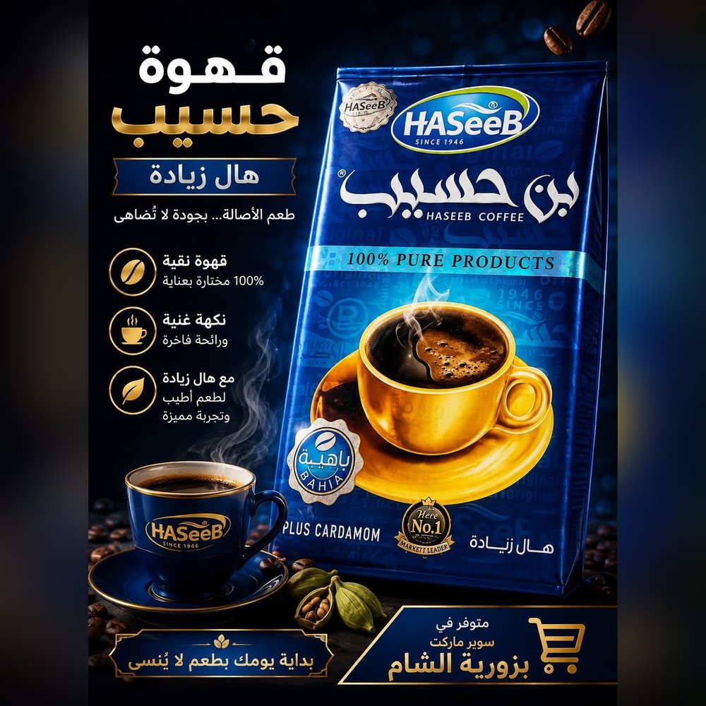 بن حسيب ازرق مع هيل زيادة 500غ