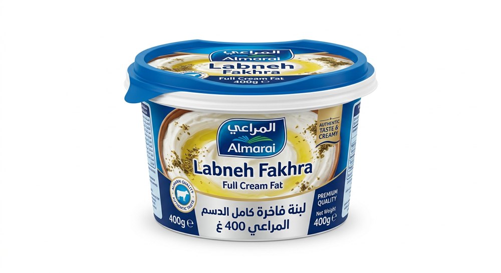 لبنة فاخرة كامل الدسم المراعي 400 غ