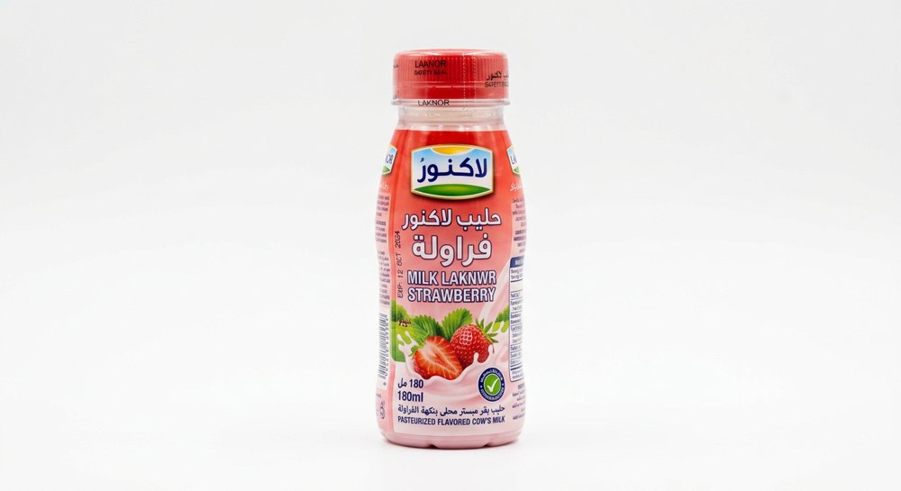 حليب لاكنور فراولة 180 مل