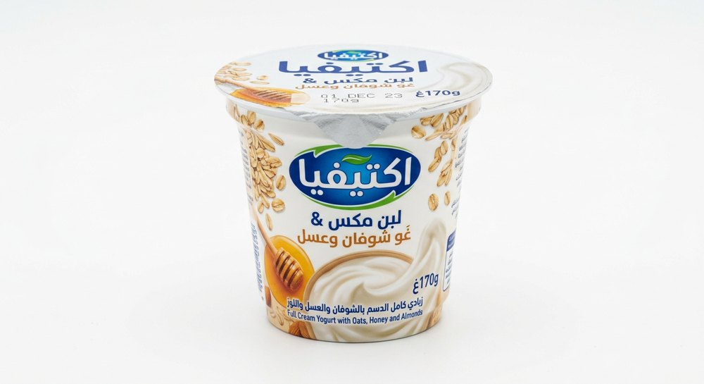 اكتيفيا لبن مكس & غو شوفان وعسل 170غ