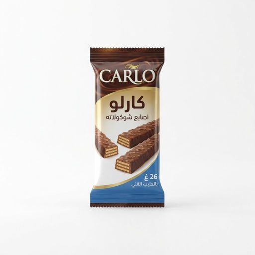 اصابع شوكولاته كارلو 26 غ