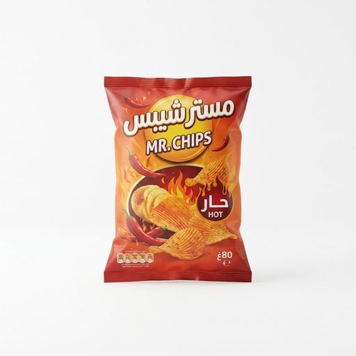 مستر شيبس حار 80غ