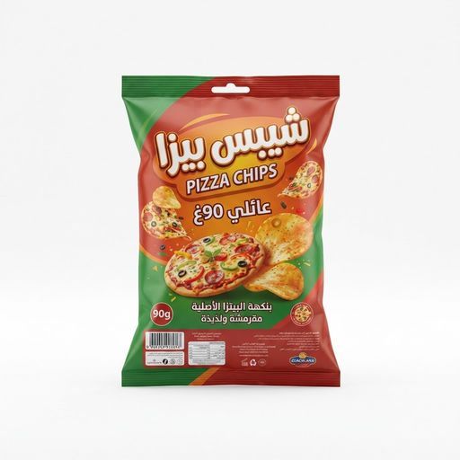 شيبس بيزا عائلي 90غ