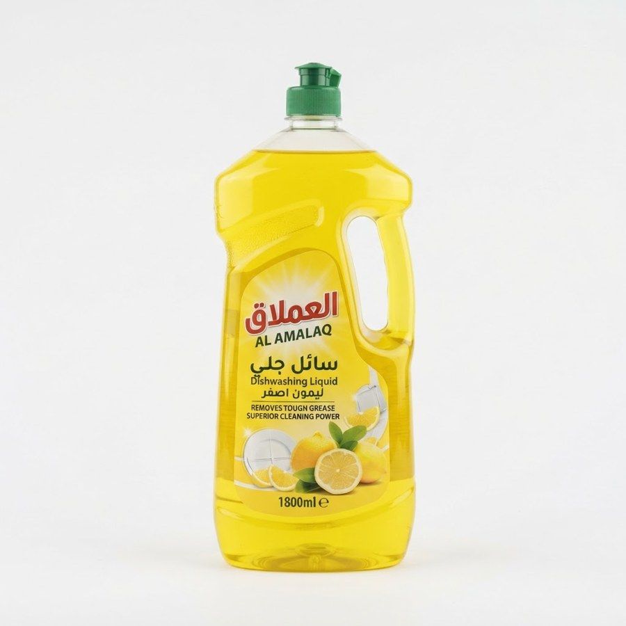 سائل جلي العملاق ليمون اصفر 1800مل