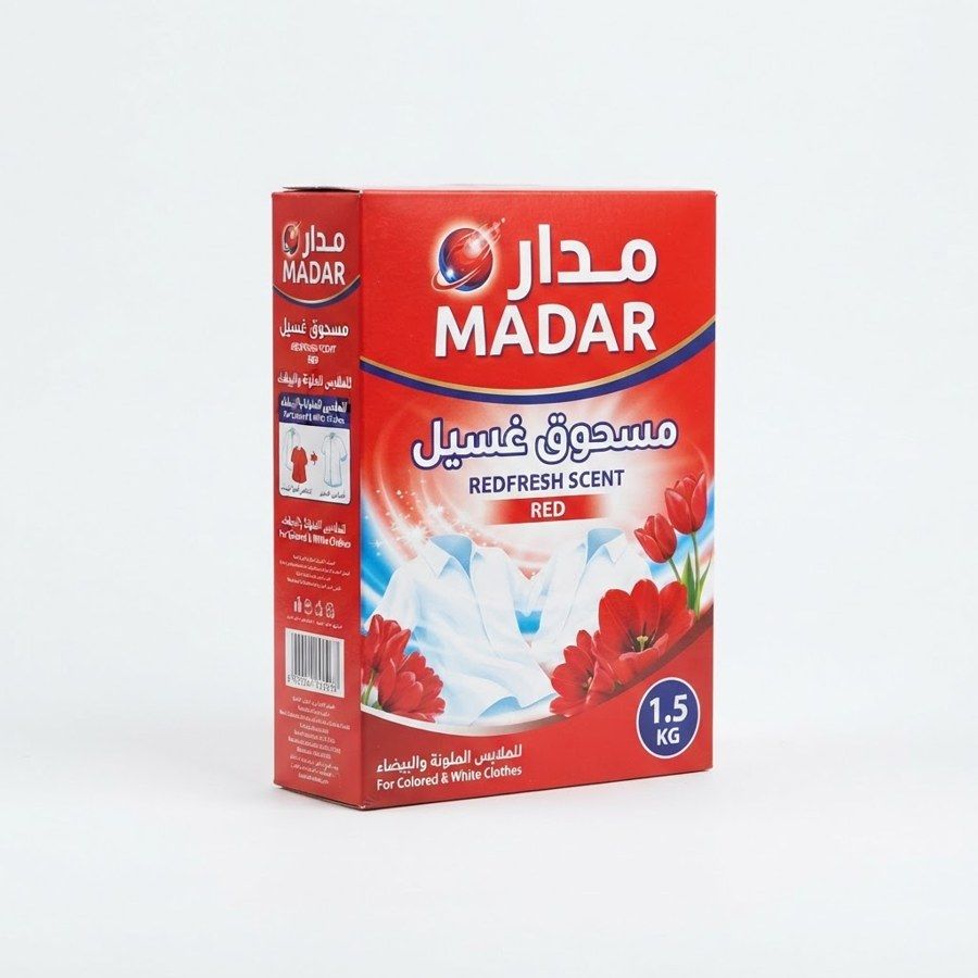 مسحوق غسيل 1.5مدار احمر