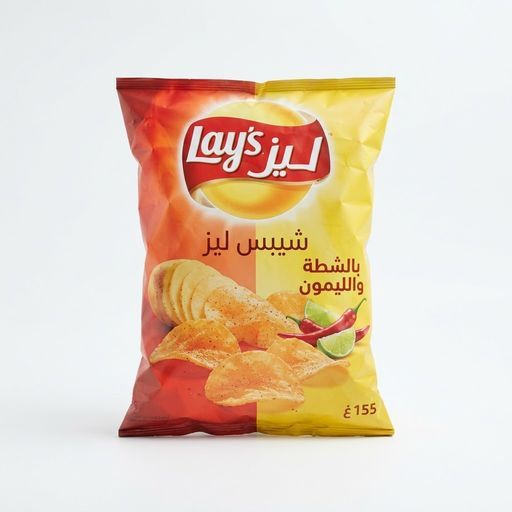شيبس ليز بالشطة و الليمون 155 غ