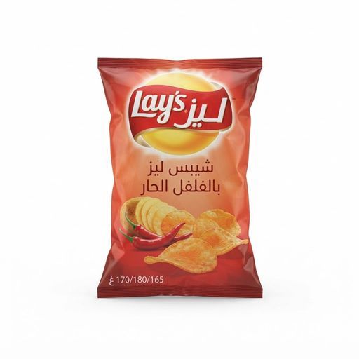 شيبس ليز بالفلفل الحار 170/180/165 غ