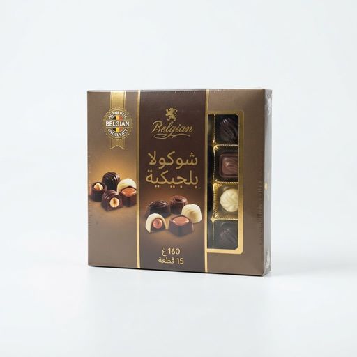 شوكولا بيلجيوم 160 غ 15 قطعة