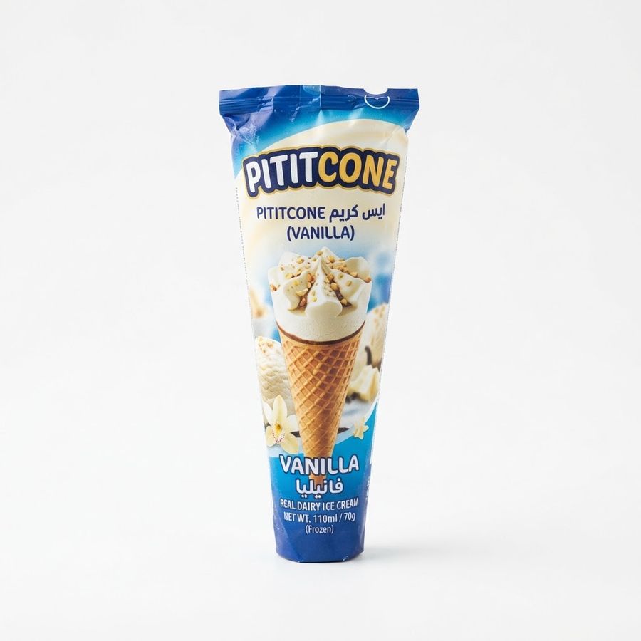 ايس كريم PITITCONE (VANILLA)