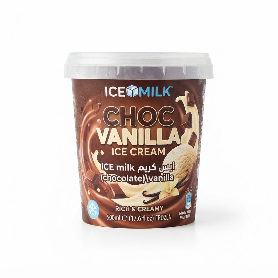 ايس كريم ICE milk (chocolate)\vanilla