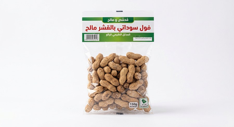 فول سوداتي بالقشر مالح