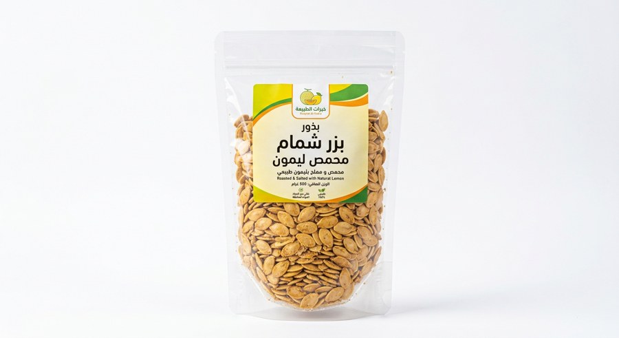 بزر شمام محمص ليمون