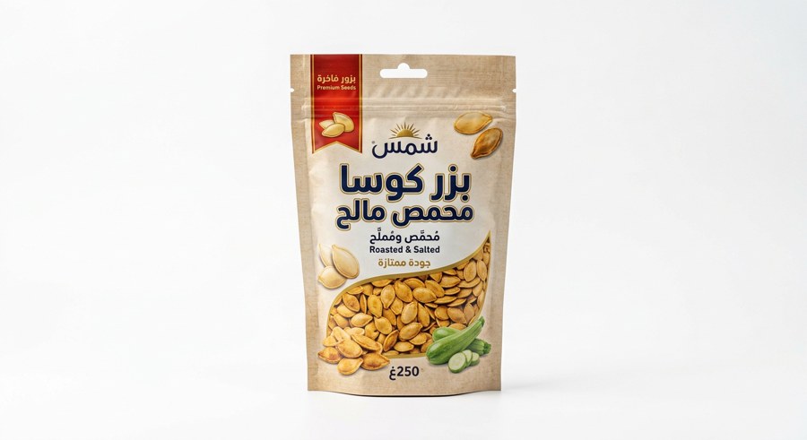 بزر كوسا محمص مالح