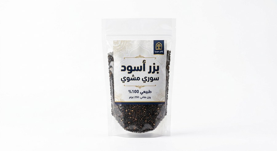 بزر أسود سوري مشوي