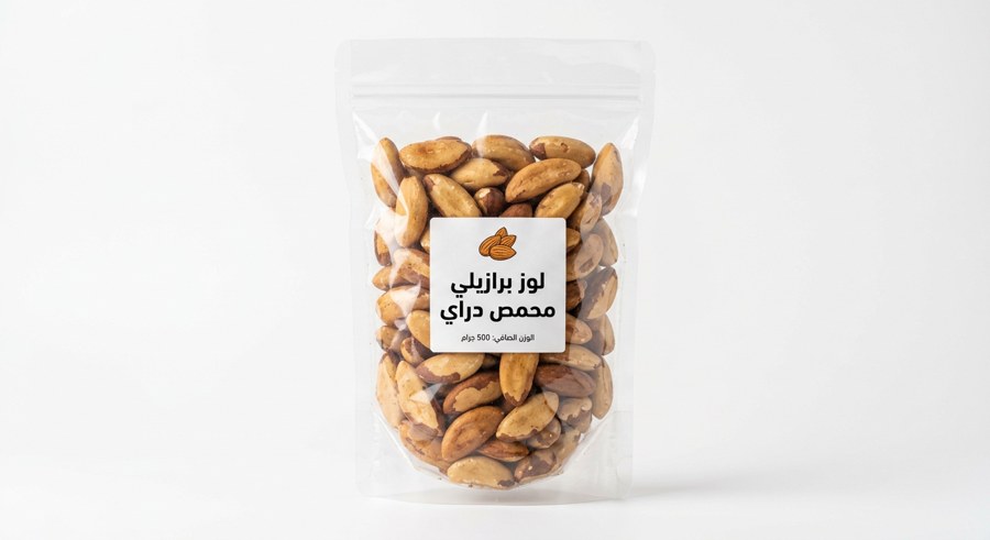 لوز برازيلي محمص دراي