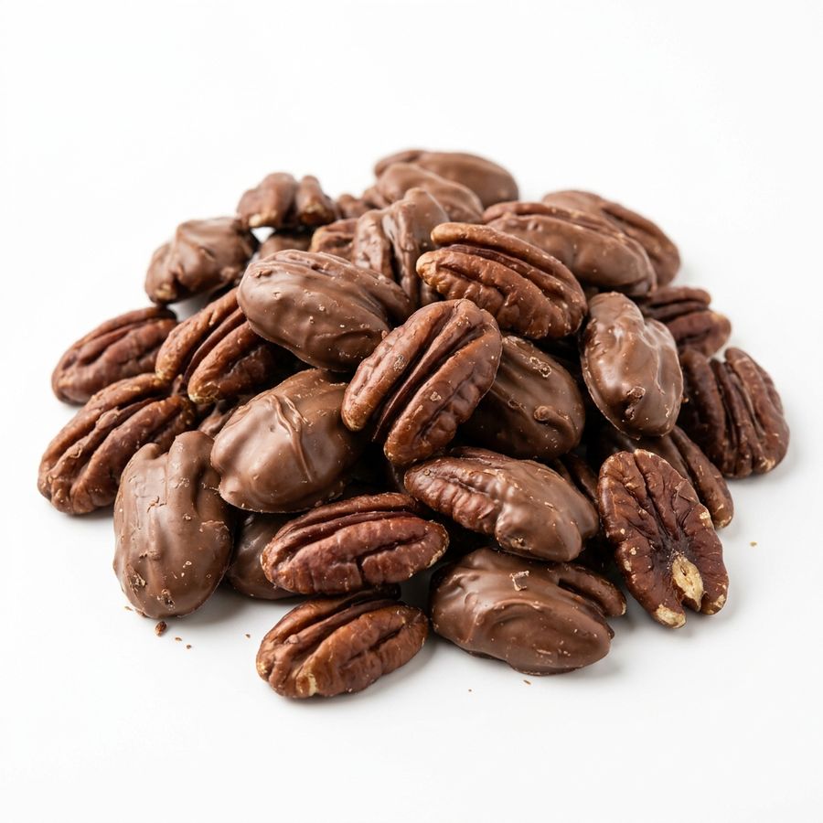 بيكان مغطس بالحليب والشوكولا