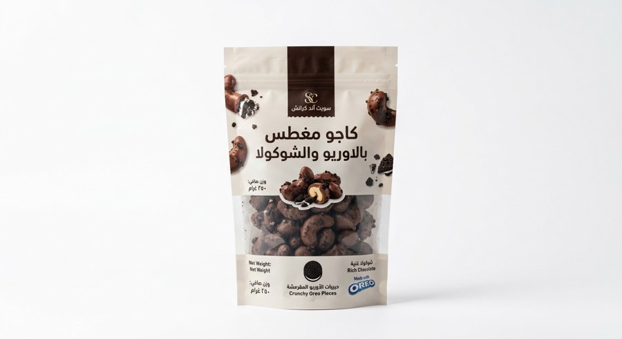 كاجو مغطس بالاوريو والشوكولا
