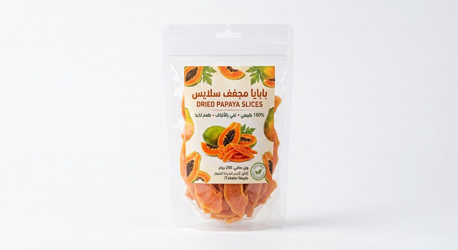 بابايا مجفف سلايس