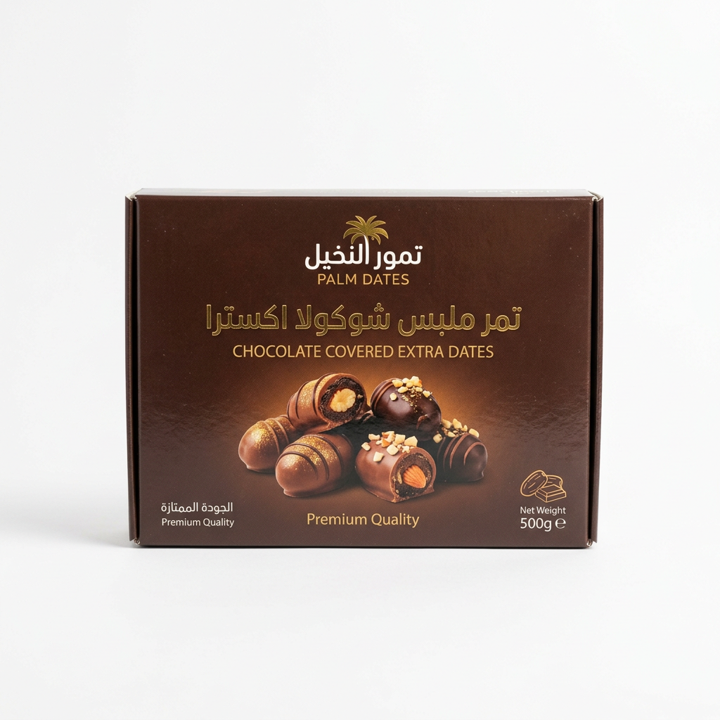 تمر ملبس شوكولا اكسترا