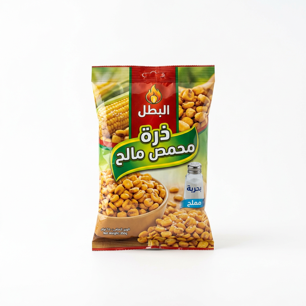 ذرة محمص مالح