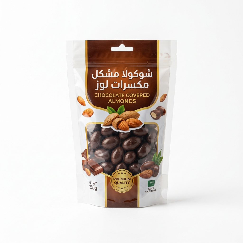 شوكولا مشكل مكسرات لوز