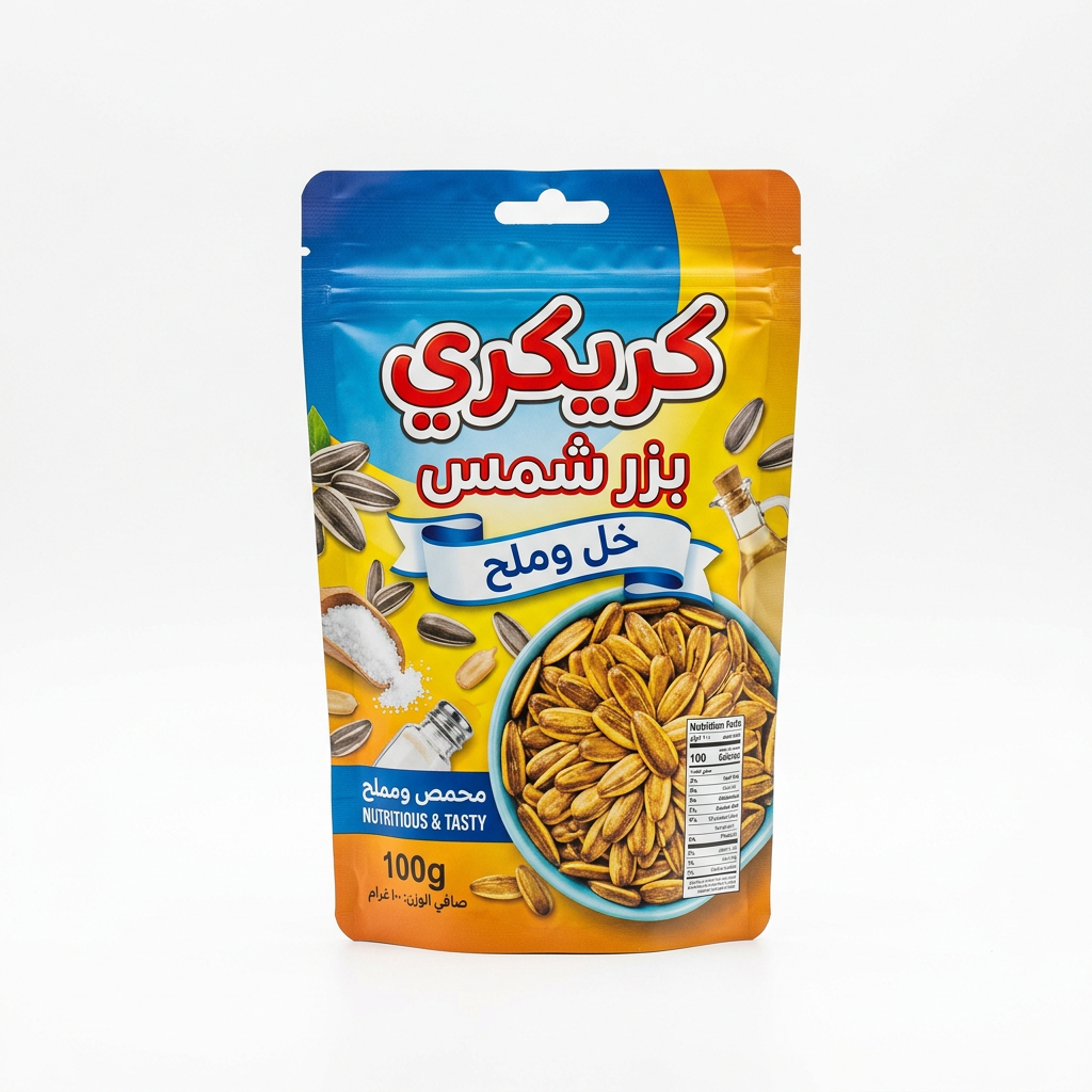 كريكري بزر شمس خل وملح