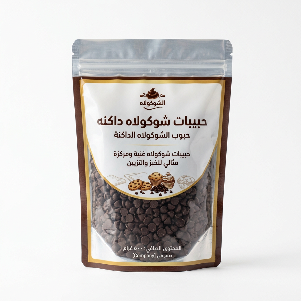 حبيبات شوكولاه داكنه