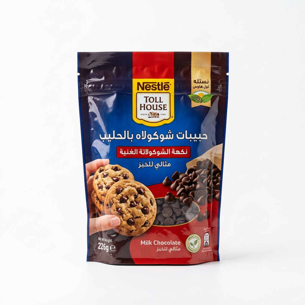حبيبات شوكولاه بالحليب