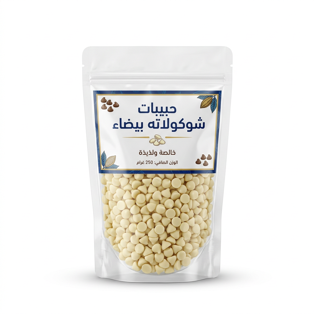حبيبات شوكولااهبيضا