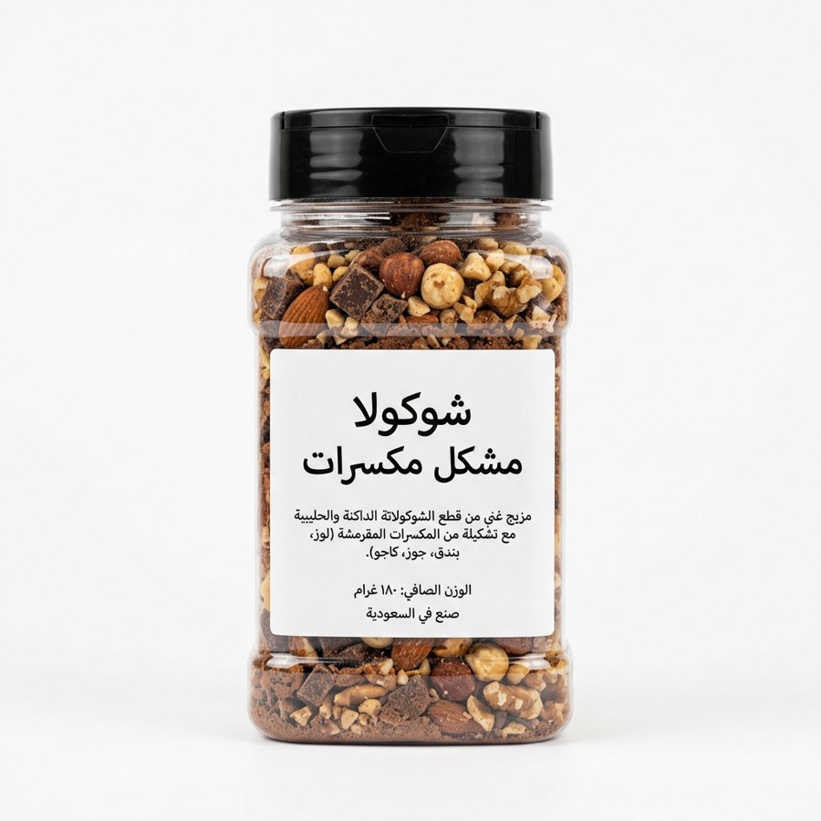 شوكولا مشكل مكسرات
