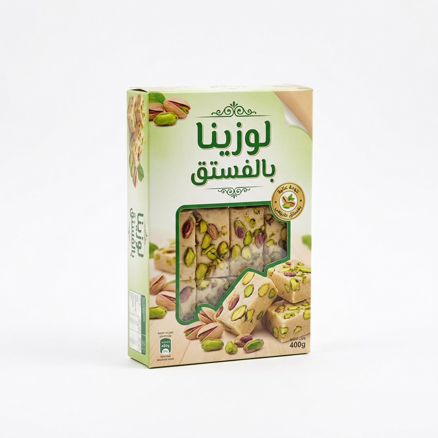لوزينا بالفستق