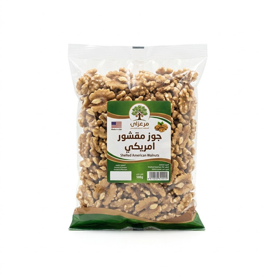 جوز مقشور امريكي