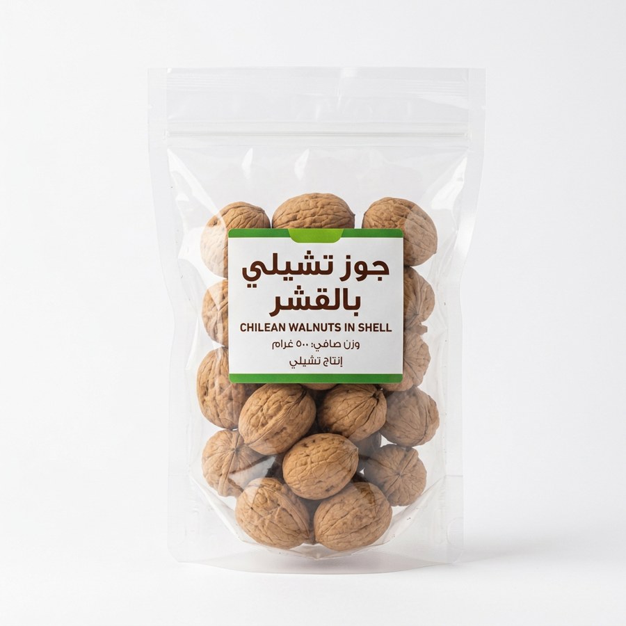 جوز تشيلي بالقشر