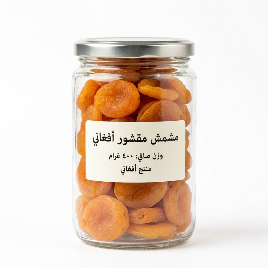 مشمش مقشور أفغاني
