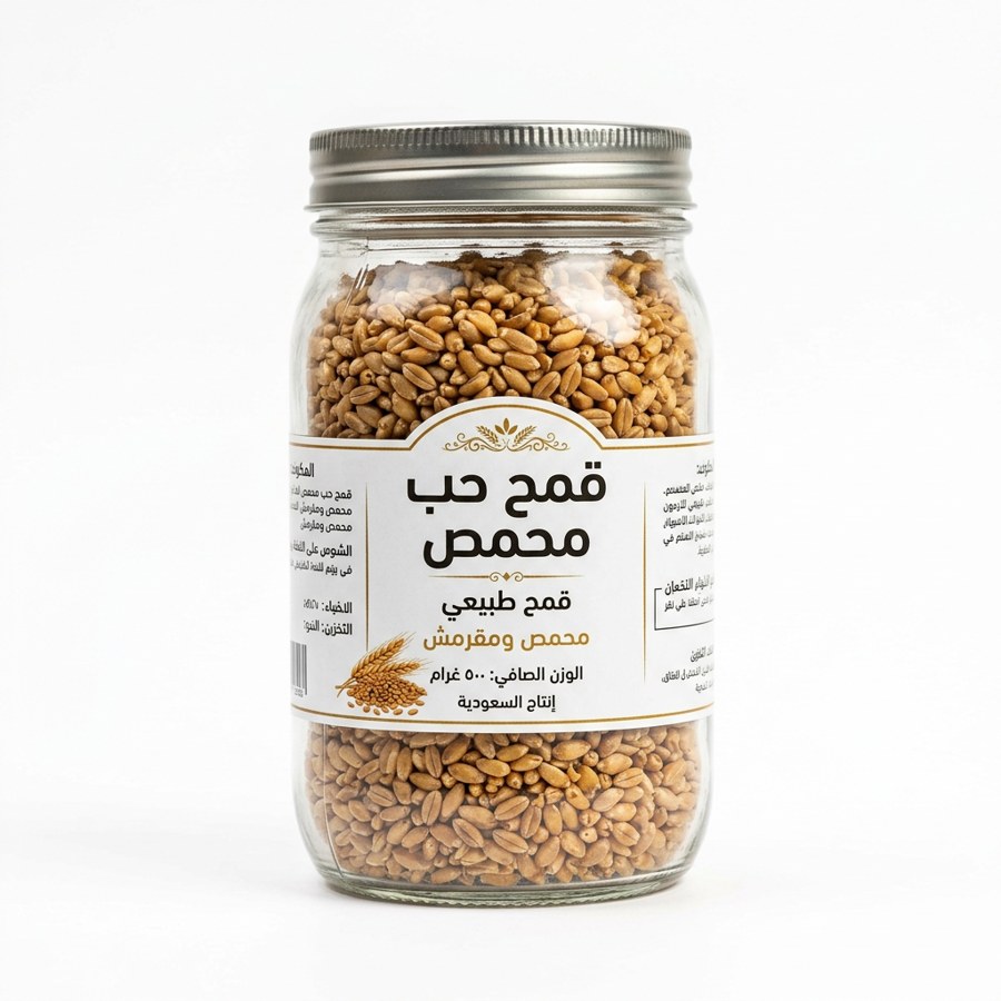 قمح حب محمص