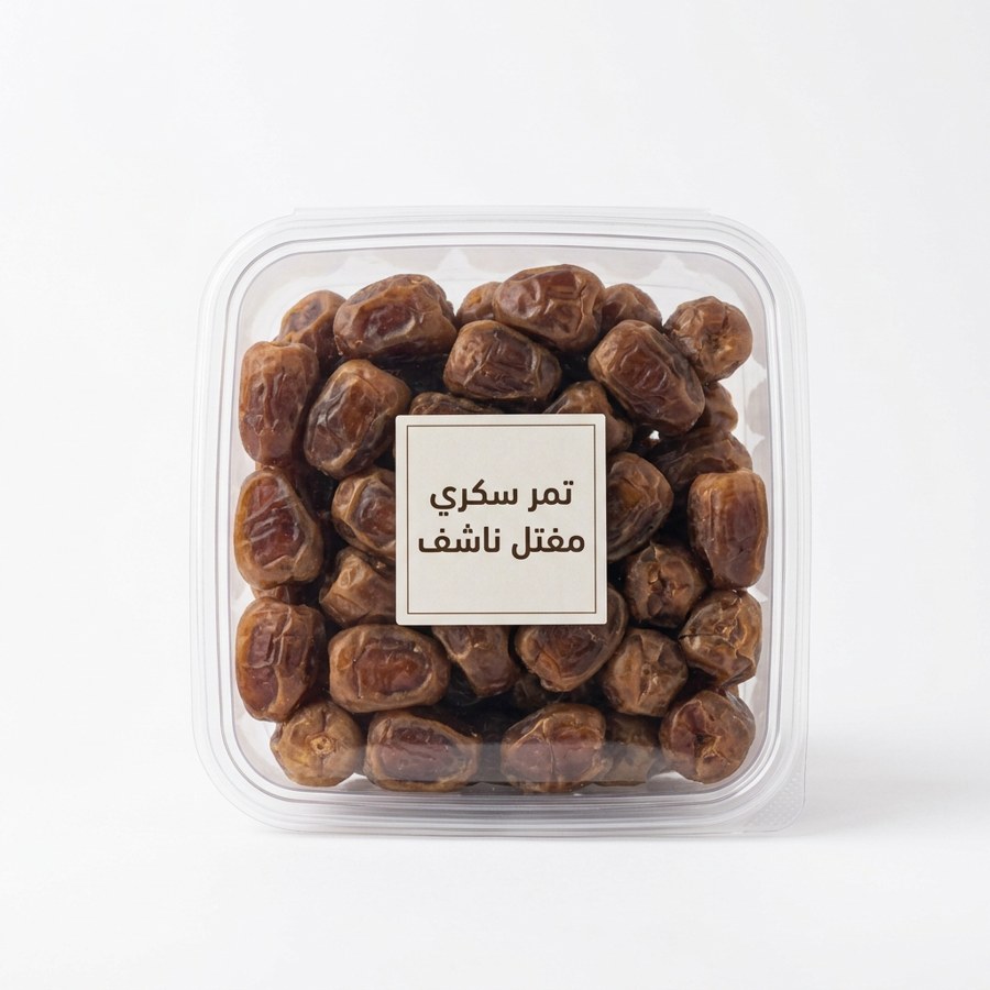 تمر سكري مفتل ناشف